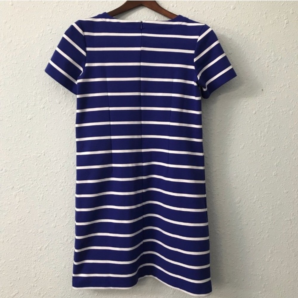 GAP Blue/White Striped Dress w/ Pockets - Picture 3 of 3